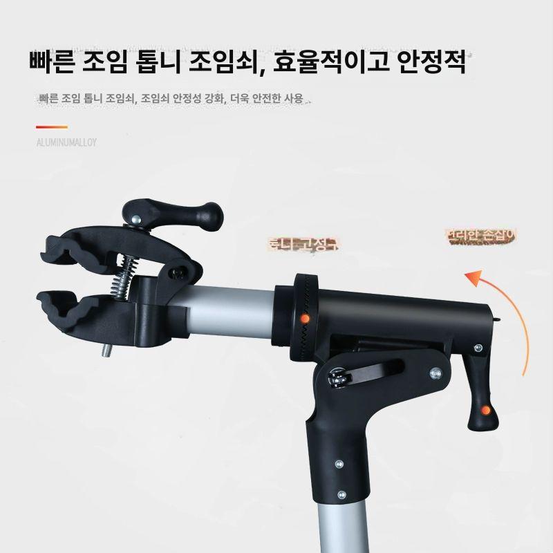 자전거 거치대 수직 보관 주차 정비대 전시대 진열대 휴대용형업그레이드스마트고정봉포함 - 상세 이미지 4