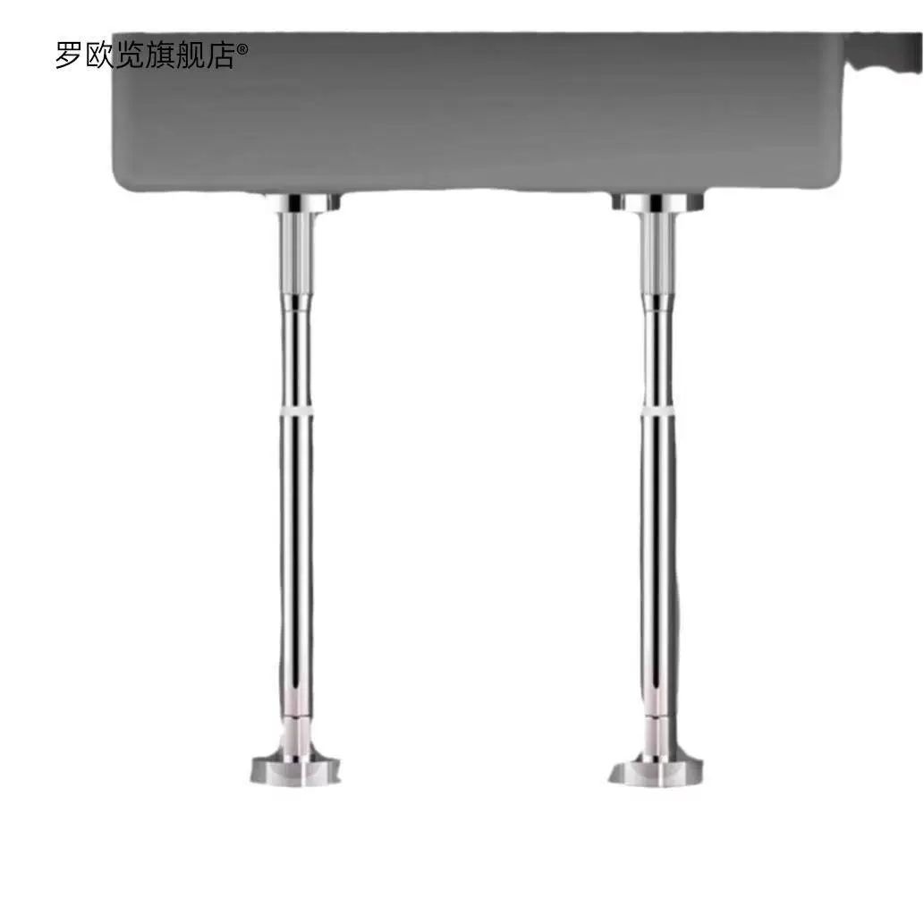 하중지지대 선반지지대 심플 지지봉 브라켓 거치대 받침대 실버 35-50cm - 상품 이미지