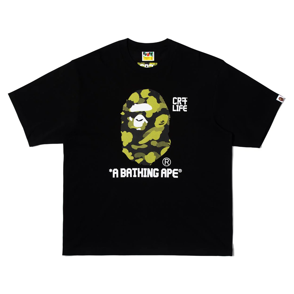베이프 X CR7 반팔티 LIFE CAMO A BATHING APE RELAXED FIT TEE 1L73-110-922 - 상품 이미지