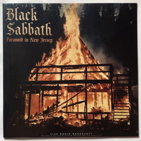 [해외](수입 LP) Heavy Rock Proto Doom Psychedelic 1975 Sabbath Live New Jersey LP SEALED NEW