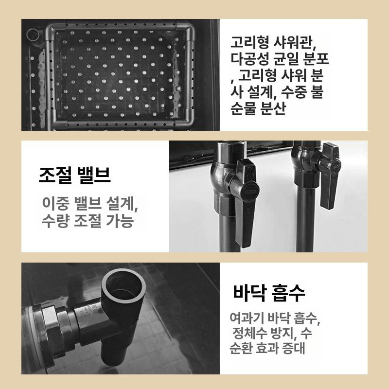 박스외부여과기 연못 금붕어 여과기 외부여과기 상자 A형소형필터박스 - 상세 이미지 4