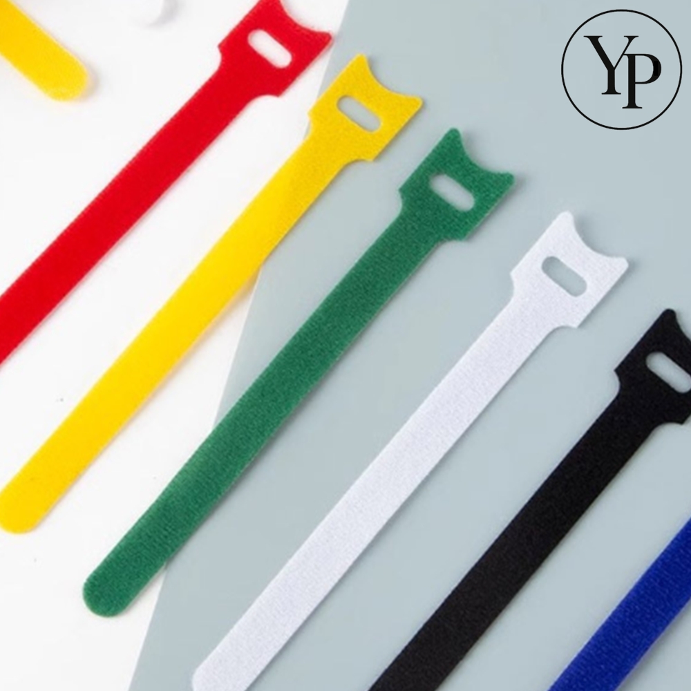 벨크로 케이블 타이 50개 컷프리 충전기 스마트폰 줄 정리 전선 홀더 고정