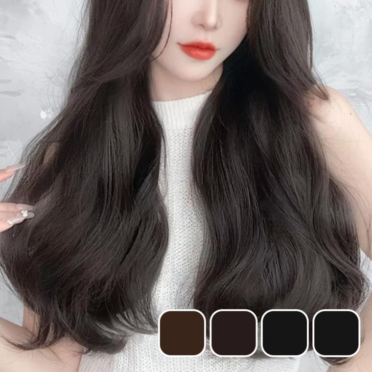 롱 헤어피스 웨이브 붙임머리 가발 똑딱이 부분가발 60cm 긴머리 스타일 변신용품 - 상품 이미지