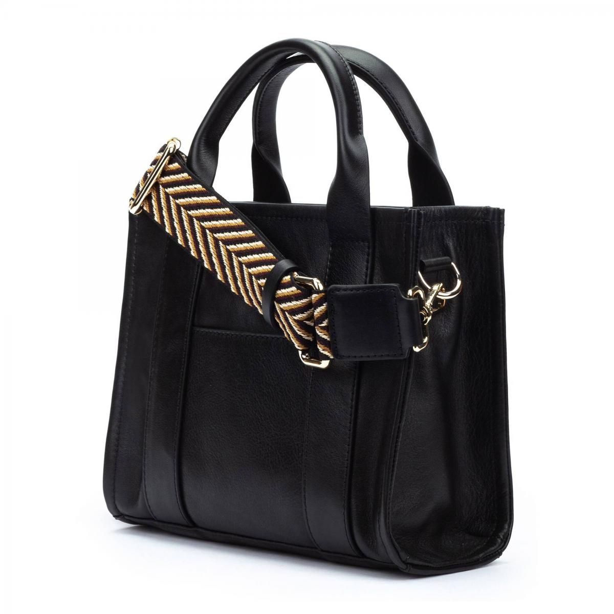 피콜리노스 블랙 데일리 토트백 ALCUDIA WHA-381 BLACK - 상세 이미지 4