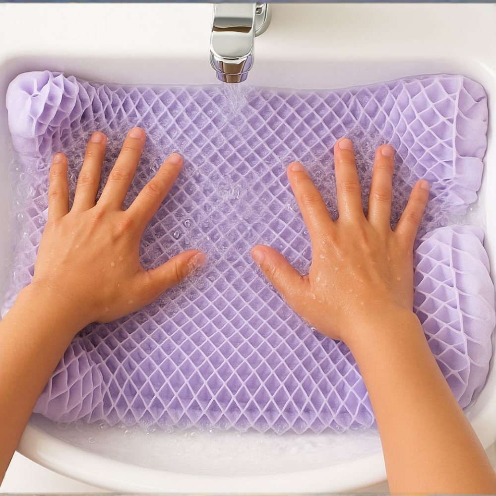 에버핏 낮은경추베개 TPE 일자목 목디스크 거북목 빨아쓰는 경추전만수면