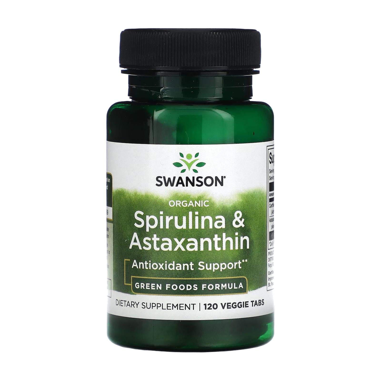 스완슨 스피루리나 아스타잔틴 Astaxanthin 120정 - 상품 이미지