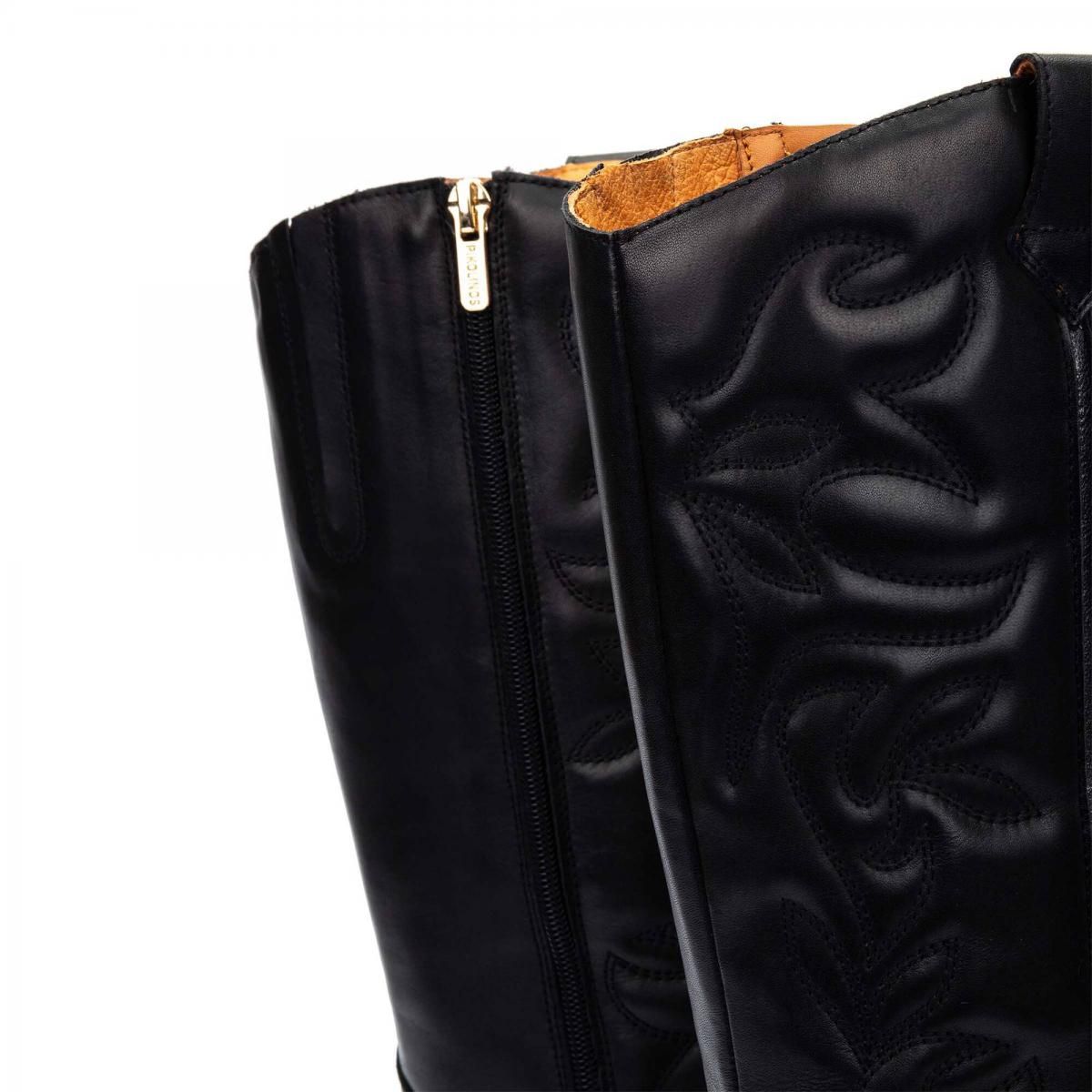 피콜리노스 웨스턴 블랙 롱부츠 VERGEL W5Z-9769C1 BLACK - 상세 이미지 3