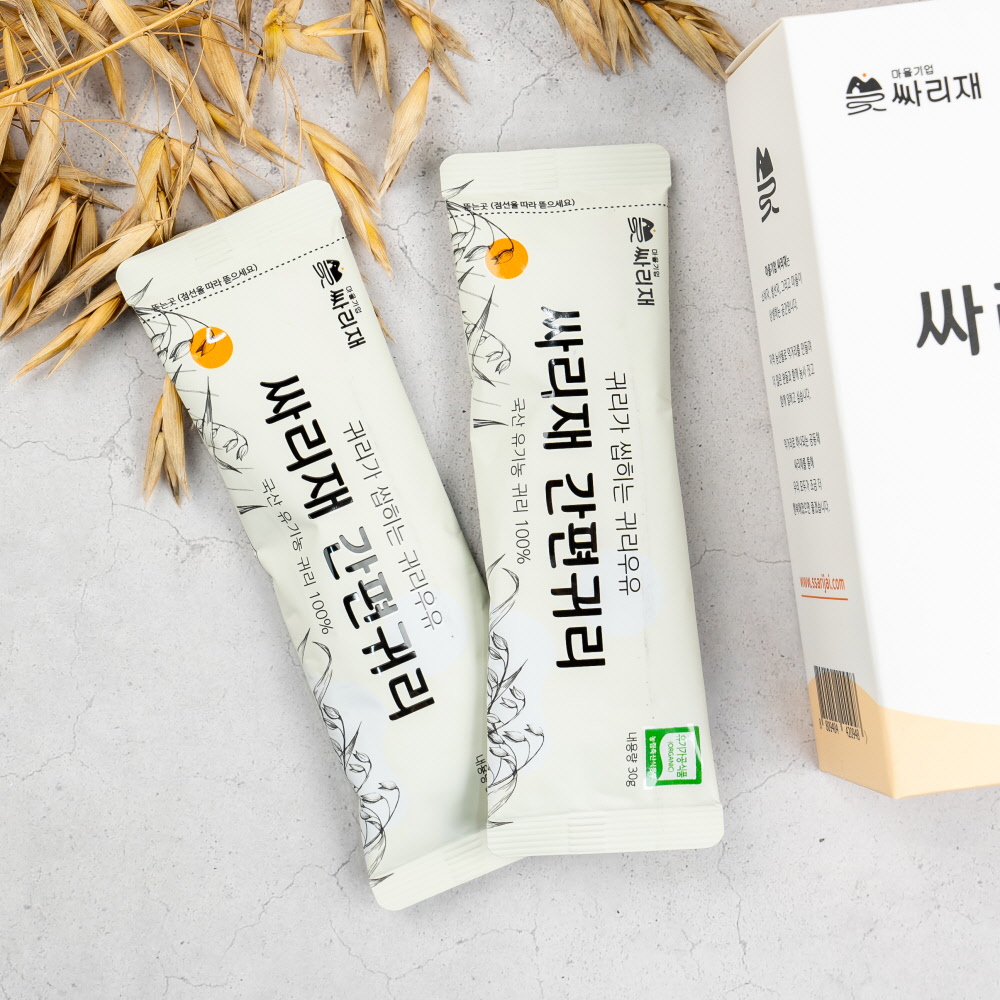 싸리재 국산 유기농 [ 간편귀리 ] 퀵오트 압착 오트밀가루 쉐이크 포리지 30g, 10개 - 상세 이미지 4
