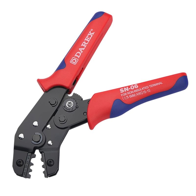 솔리드 터미널압착기 펜치 전선 압착 케이블 SN-01B SN-02 범용형 0.25-2.5mm - 상품 이미지