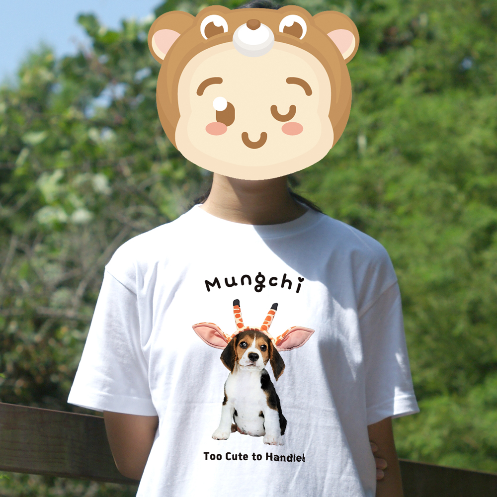 1+1 반팔티 제작 강아지 고양이 커스텀 티셔츠 프린팅 소량인쇄 티셔츠제작 - 상세 이미지 5