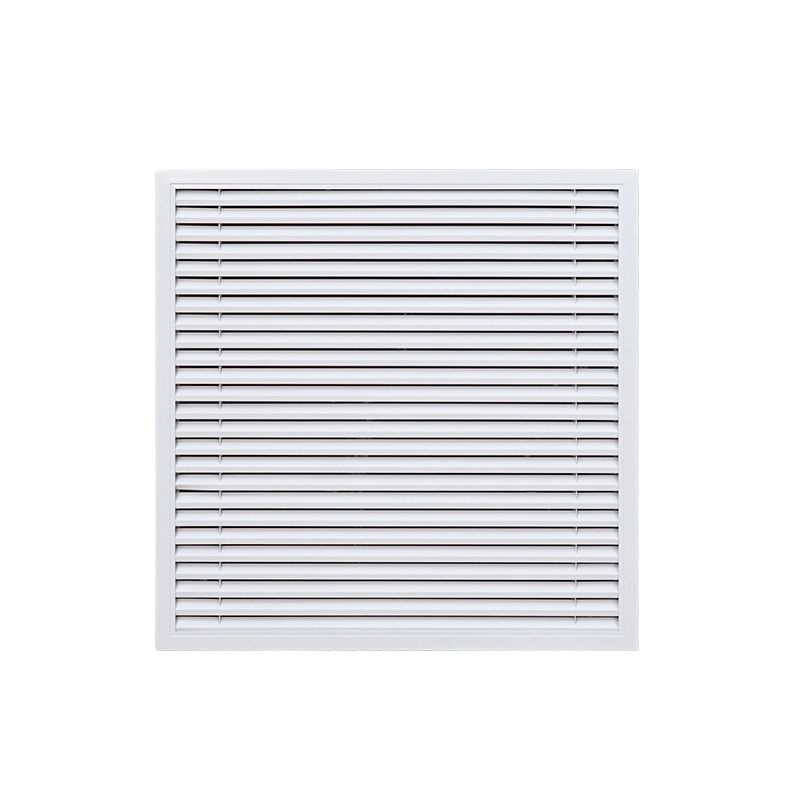 루버 창 환기구 커버 루바 알루미늄 합금 환풍구 배기구 구멍 100x100mm 화이트 - 상품 이미지