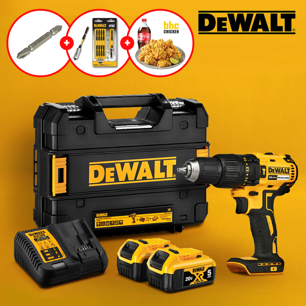 디월트 20V 전동 충전해머드릴 무선 드릴 드라이버 콘크리트 타공 DCD7781P2