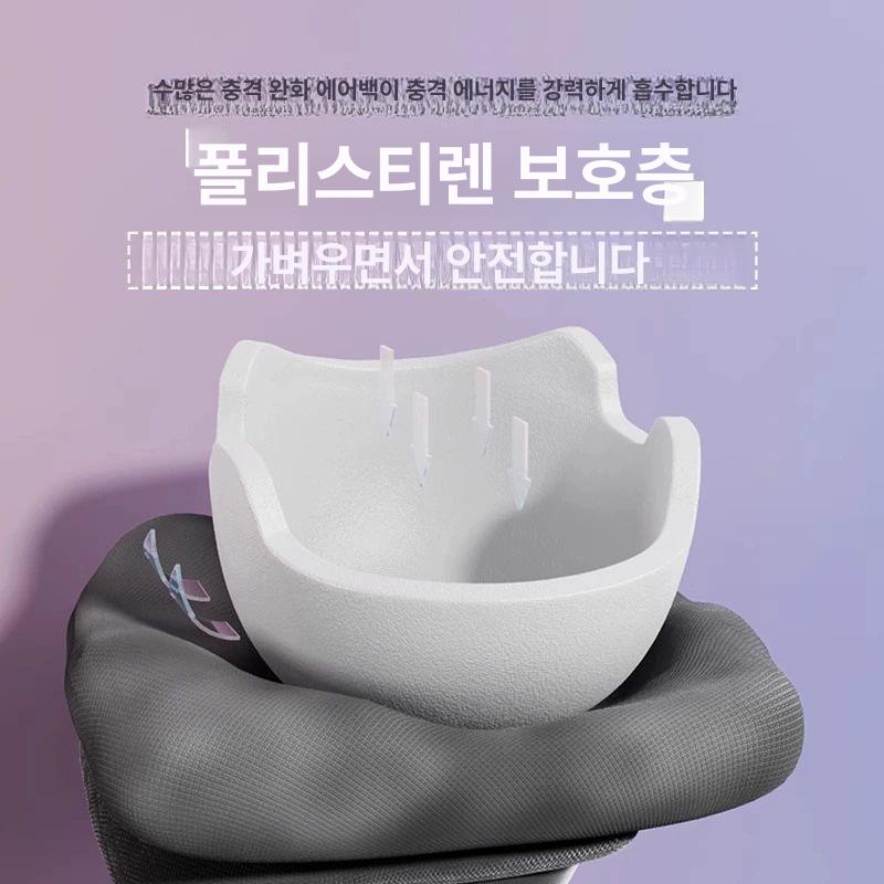 여름 오토바이 오픈페이스 통기성 경량 파스텔 하이바 3C 인증 그라데이션 핑크 투명 단경 - 상세 이미지 4
