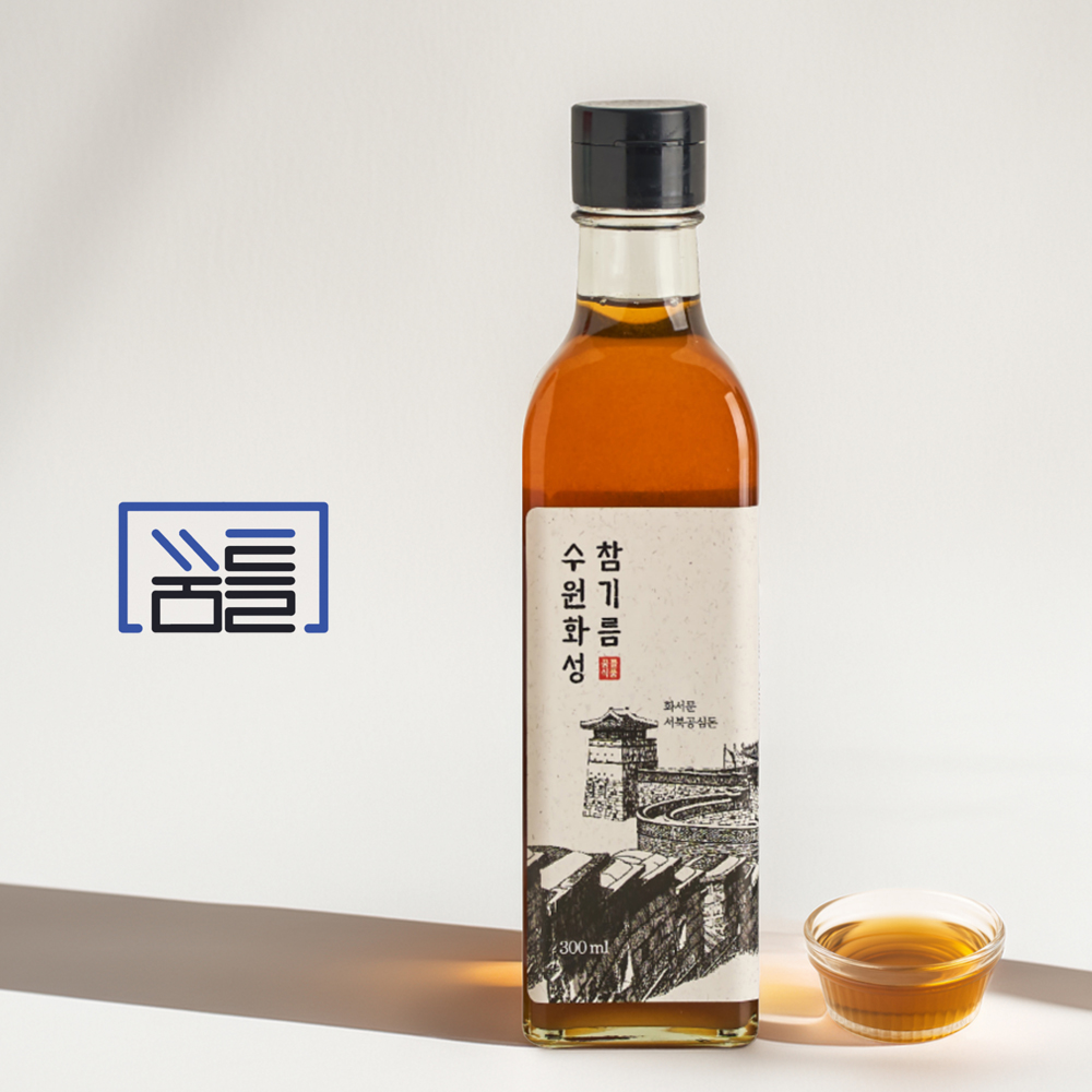 국산 저온압착 방앗간 통깨 진한 참기름 180ml 저온로스팅 선물 답례품 - 상세 이미지 3