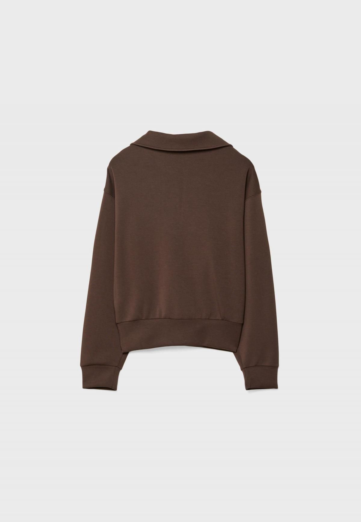 스트라디바리우스 소프트 모달 블렌드 긴팔 맨투맨 6603/369 BROWN - 상세 이미지 3