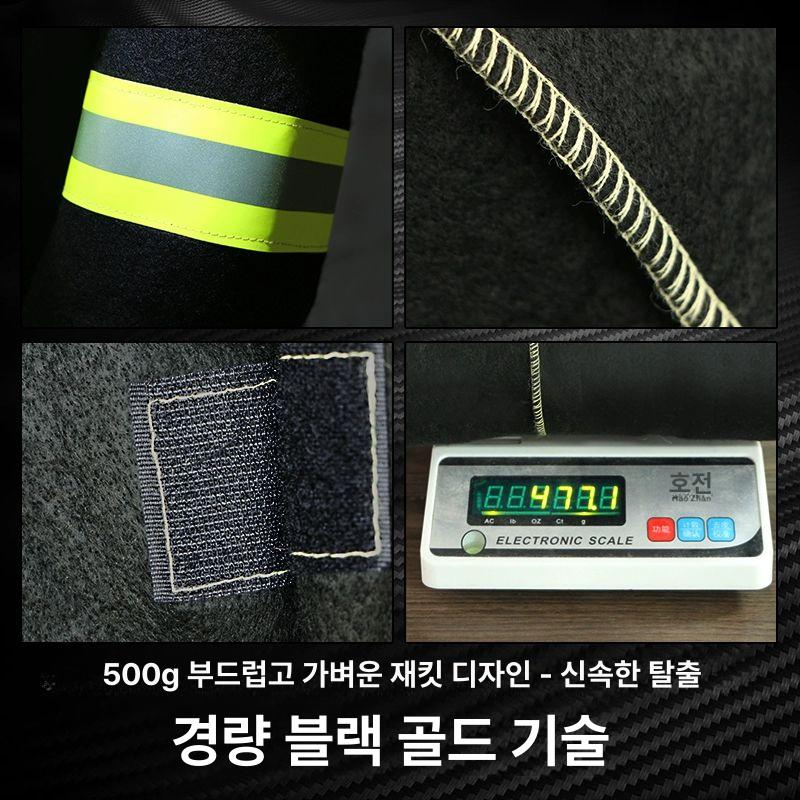 화재 망토 방화복 방염복 대피 방염 탈출 고온 화상방지 더블 탈출 탄소 섬유 방화복 포함x2 - 상세 이미지 4