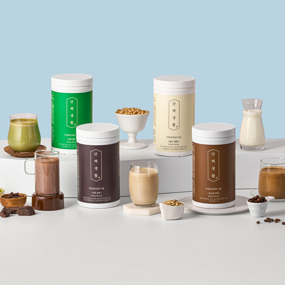 단백생활 프리미엄 단백질쉐이크 분리유청단백 단백질보충제 프로틴 식사대용 식단 실크그레인