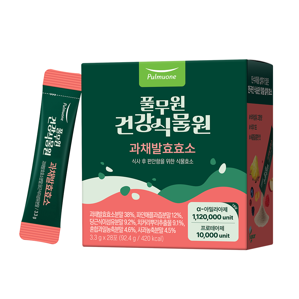 [최대 6,000P] 풀무원건강식물원 과채발효효소 고역가 113만 유닛 28포, 1개