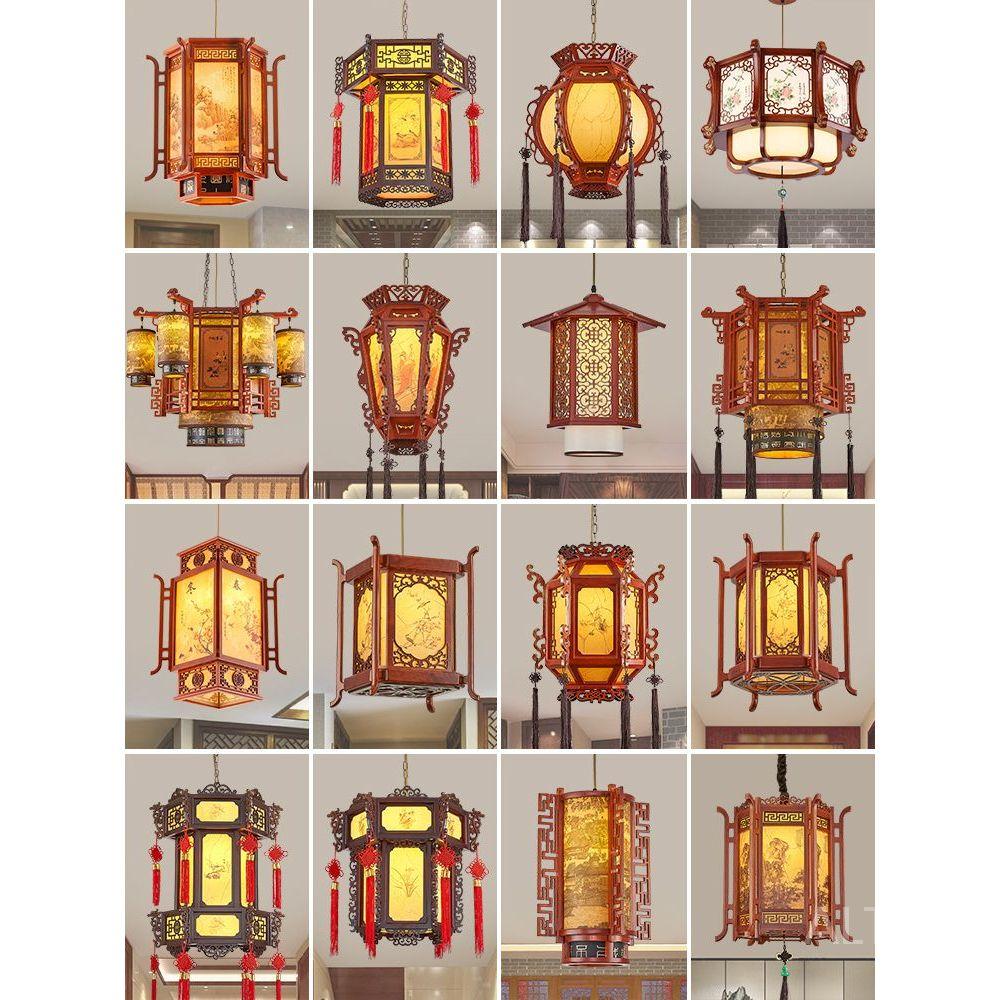 한옥등 한옥 인테리어 천장 찻집 카페 장식등 한식집 GX9107 소형 45x48cm - 상세 이미지 2