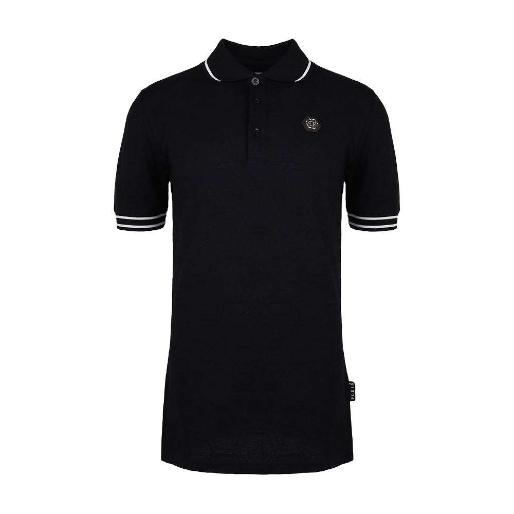 필립플레인 남성 로고 폴로 반팔 티셔츠 FADC MTK7426 PTE003N 02