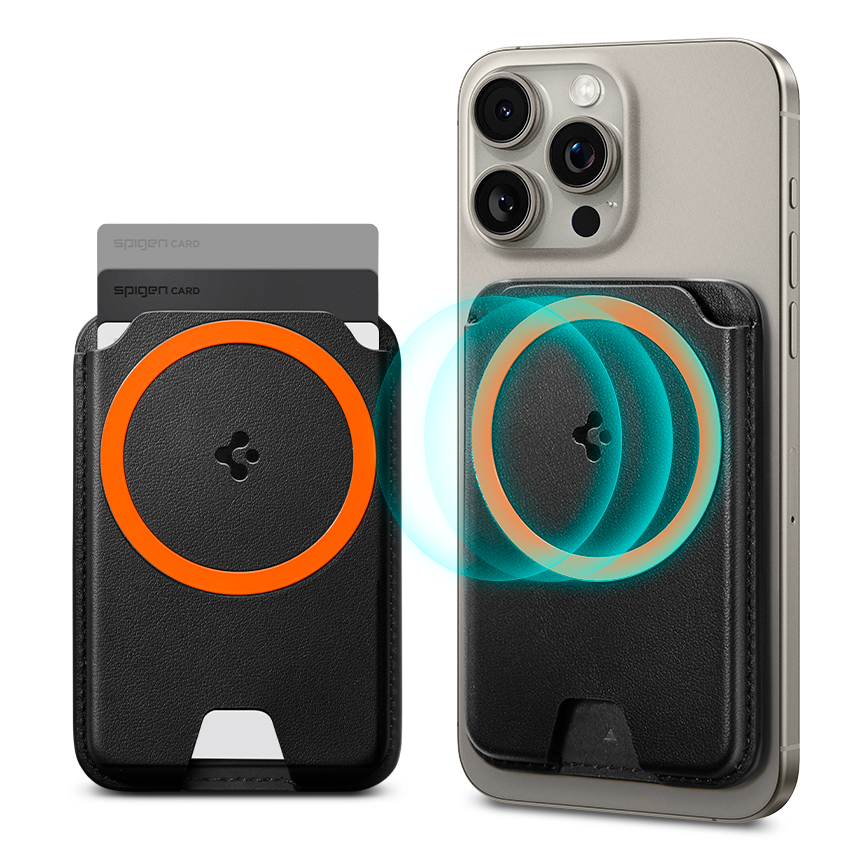 아이폰 듀얼 맥세이프 가죽 카드 3장 수납 지갑 발렌티누스 맥핏 플러스