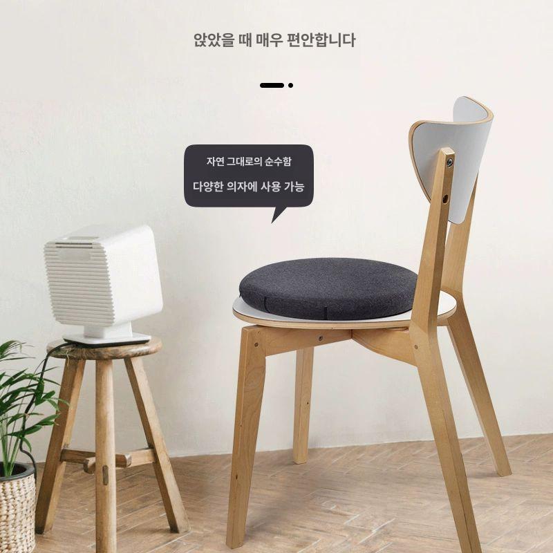 일본식 낮은 메모리폼 소파 인테리어 쿠션 진그레이-세탁 가능 30x30x4cm 작음 - 상세 이미지 5