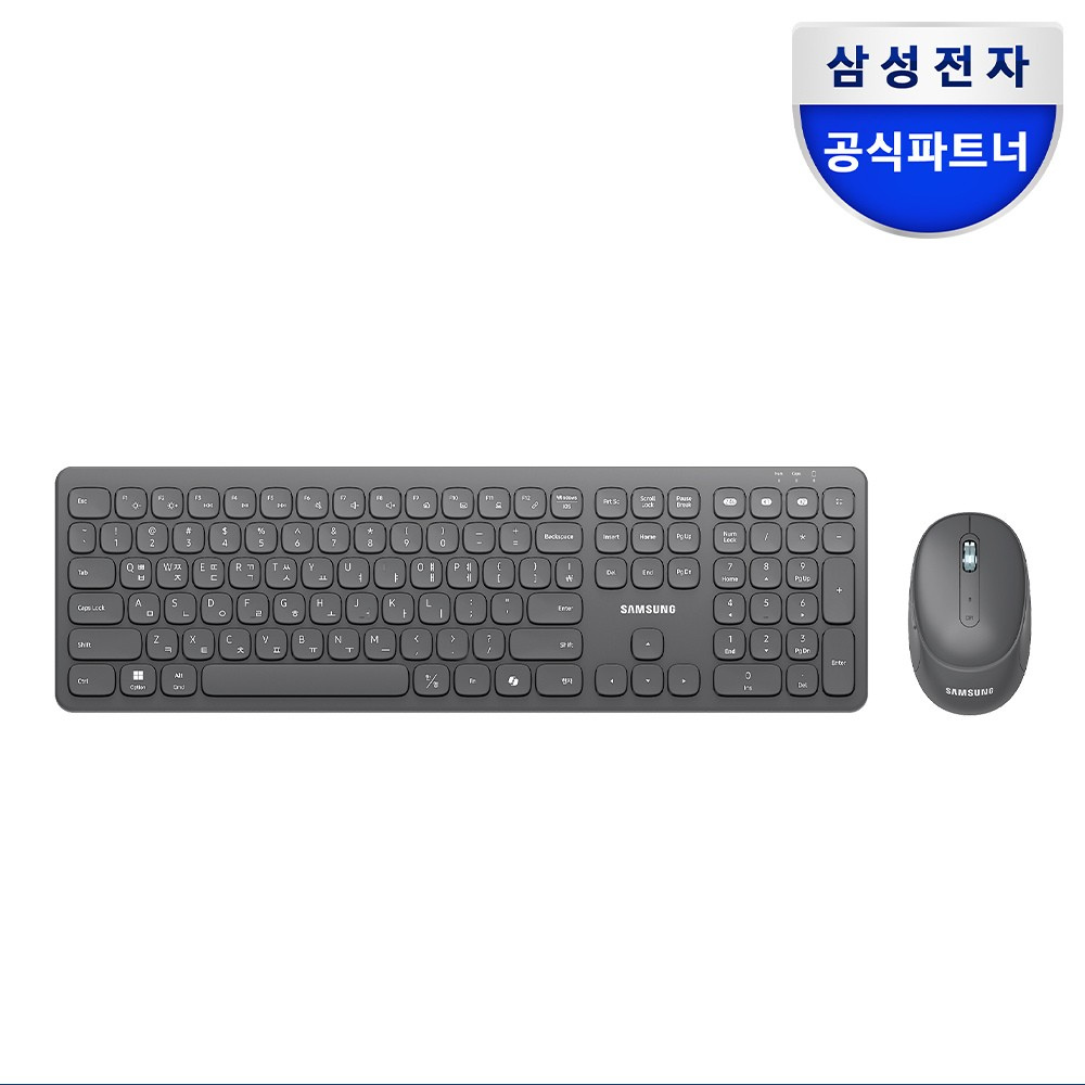 삼성 무선 블루투스 무소음 키보드 마우스 세트 펜타그래프 멀티페어링