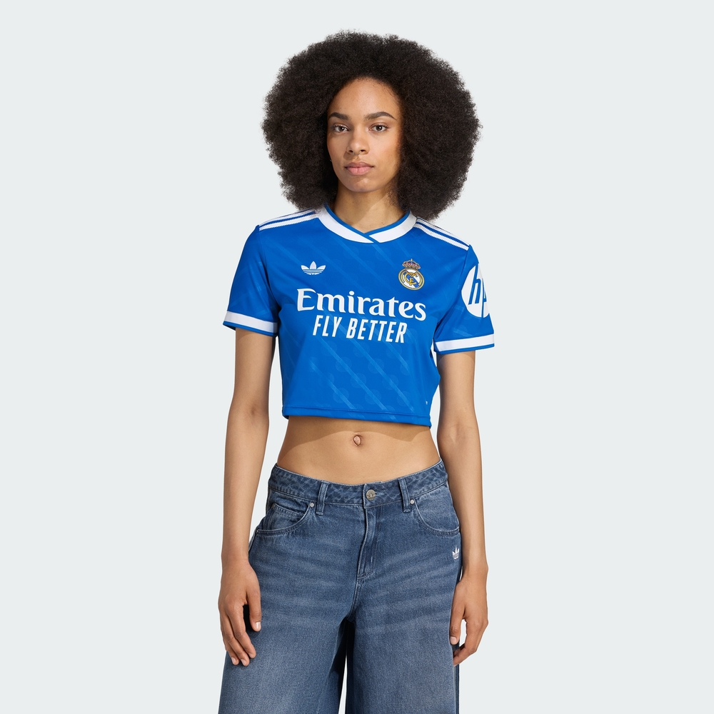 [아디다스 공식] 레알 마드리드 25/26 크롭 TF 저지 JP4175