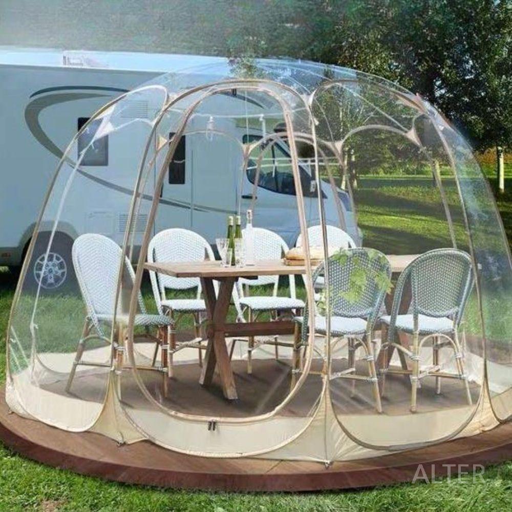 투명 돔텐트 쉘터 원터치 PVC 텐트 PVC 골드 텐트 3x3x2.2m - 상세 이미지 2