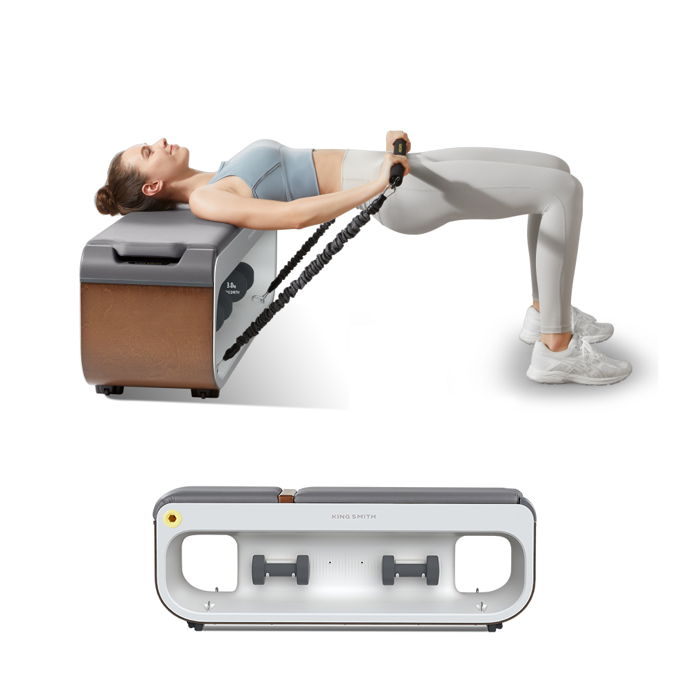 홈짐 세트 킹스미스 프리핏 벤치프레스 각도조절 가정용 필라테스 기구 실내 운동기구 세트