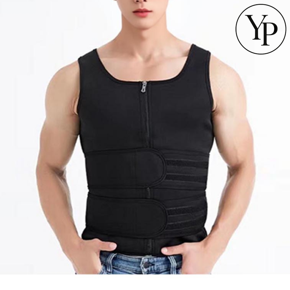 복대 척추 2중 보호대 허리 지지대 얇은 지퍼형 스포츠 갈비뼈 디스크 요추 벨트