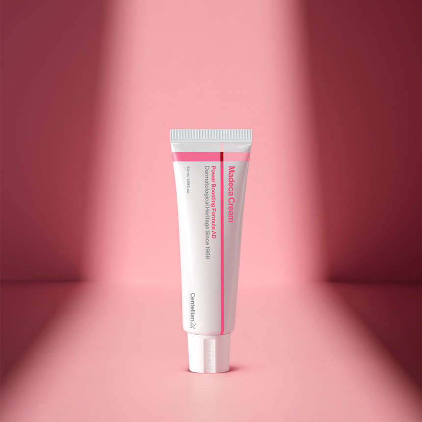 동국제약 센텔리안24 핑크 마데카크림 파워부스팅 포뮬러 어드밴스드 AD 50ml 4개+15ml 2개 / 세라마이드 병풀크림 기미 잡티 멜라닌 주름개선 탄력 토닝에 도움 사진 5