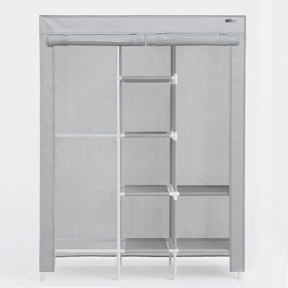 시스템 비키니 옷장 간이 비키니 이불장 커튼형 행거 부직포 옷장 비키니장 1500