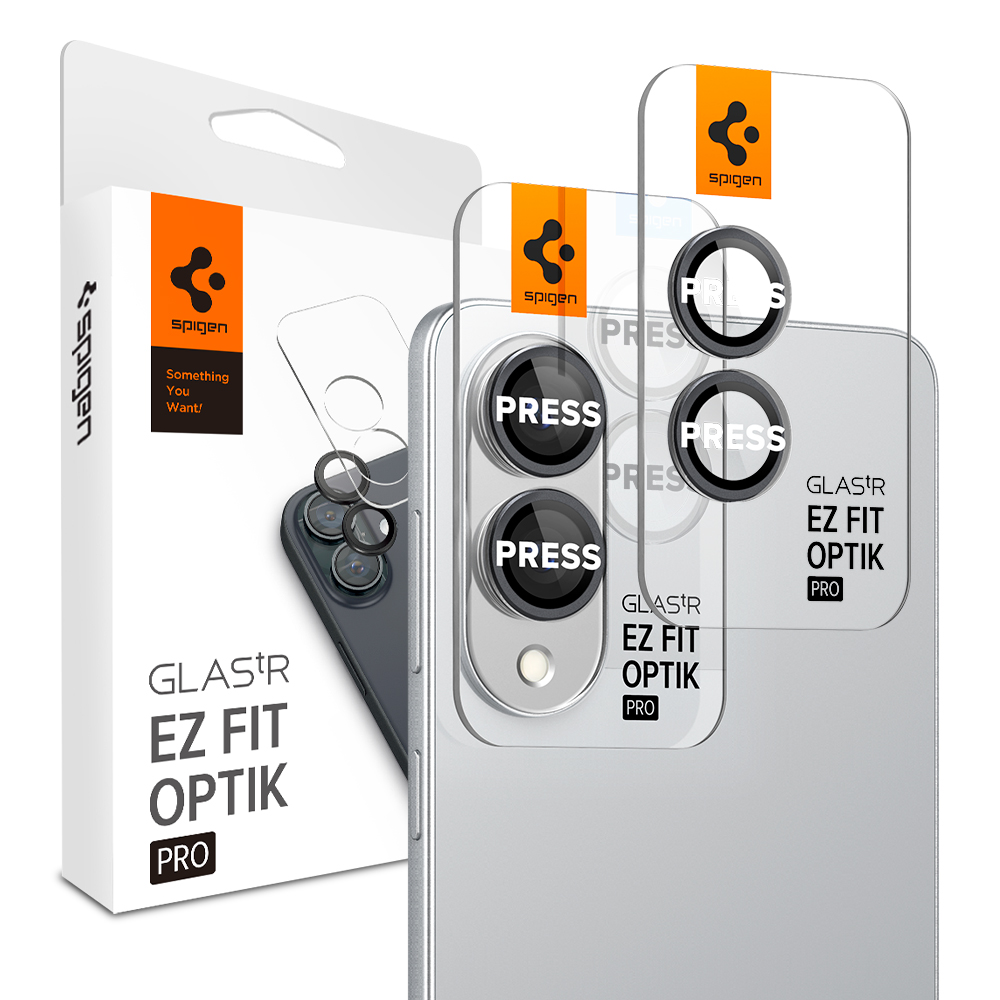 슈피겐 갤럭시 카메라 렌즈 보호 강화유리 필름 글라스tR 옵틱 프로 갤럭시S25 엣지, 2매입