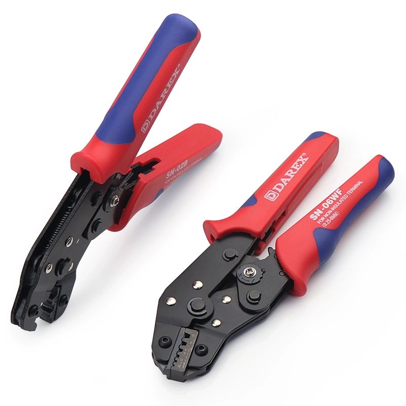 솔리드 터미널압착기 펜치 전선 압착 케이블 SN-01B SN-02 범용형 0.25-2.5mm - 상세 이미지 4