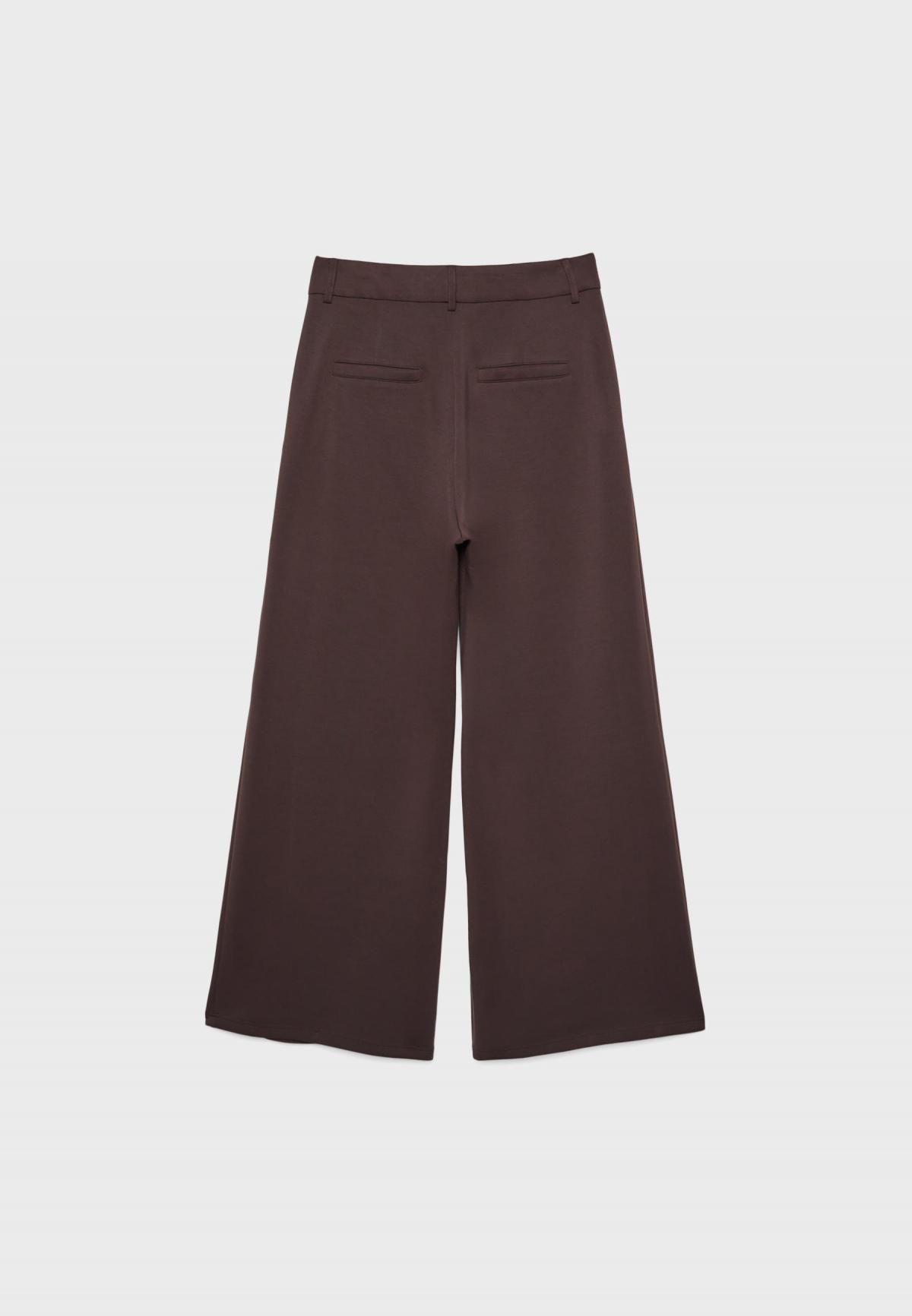 스트라디바리우스 소프트터치 와이드 스마트 팬츠 4537/774 BROWN - 상세 이미지 2