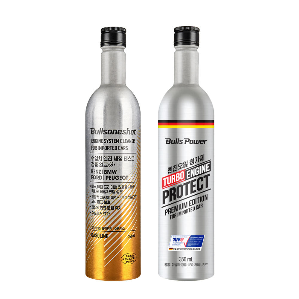[불스원]수입차 관리 세트 불스원샷 수입차전용 350ml 1개입 휘발유+수입차용 엔진코팅제 - 상세 이미지 3