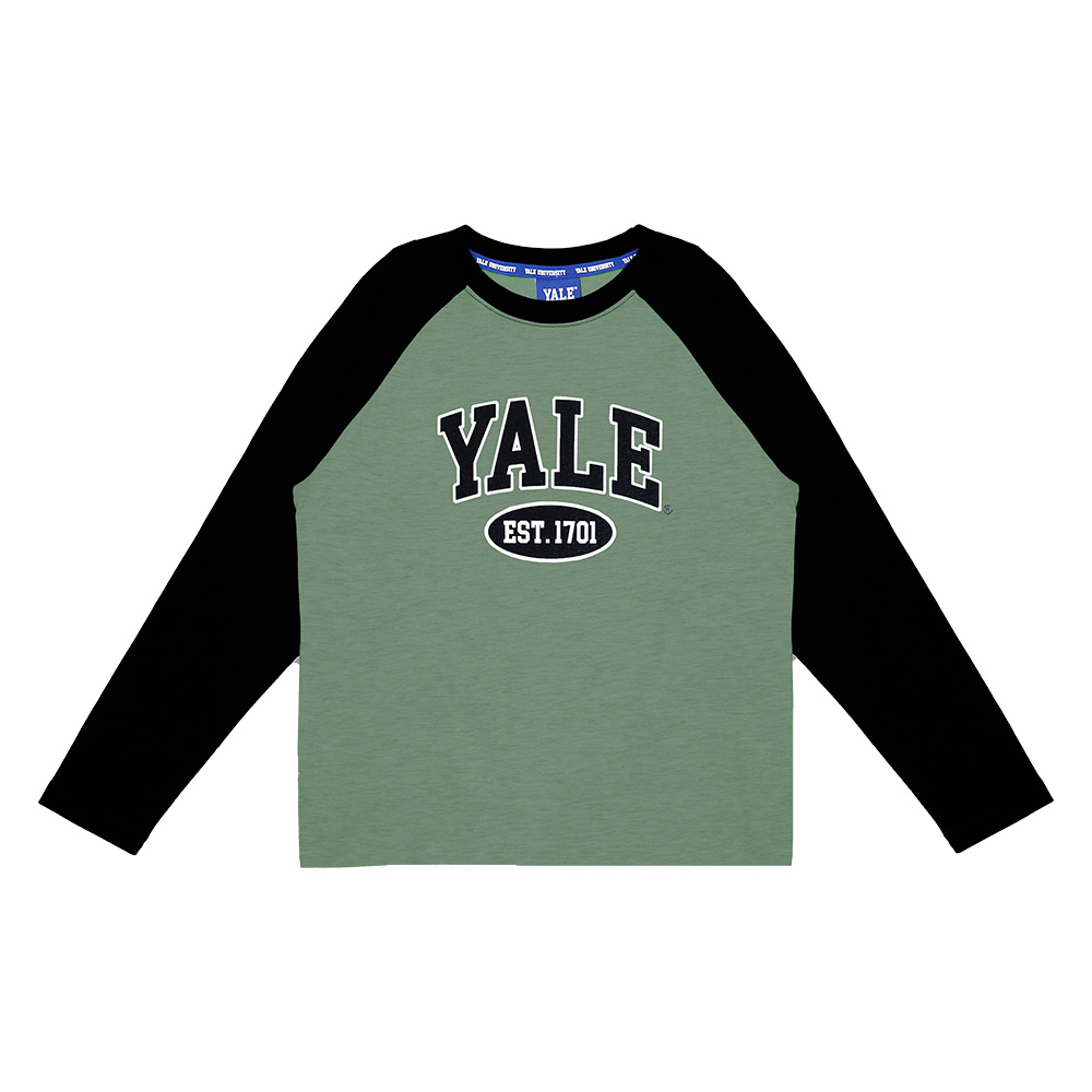 라글란 배색 롱티셔츠_A4F003 - 상세 이미지 5