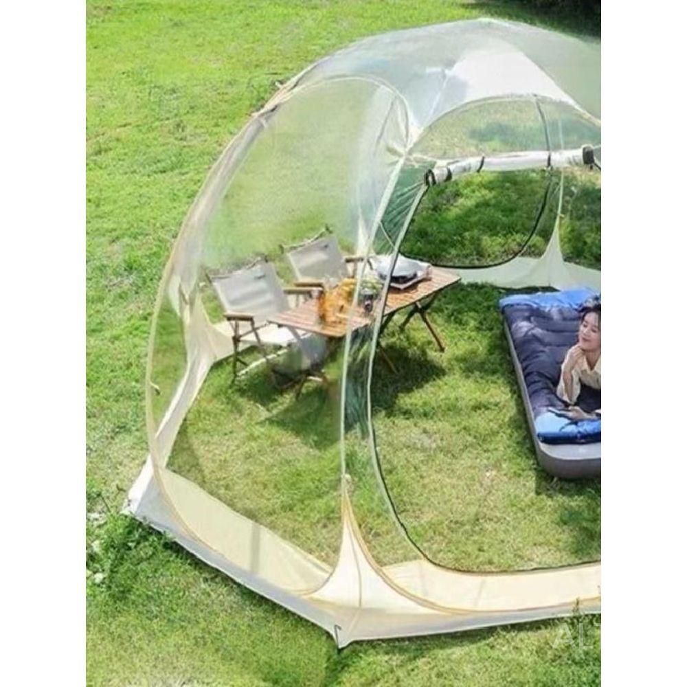 투명 돔텐트 쉘터 원터치 PVC 텐트 PVC 골드 텐트 3x3x2.2m - 상세 이미지 3
