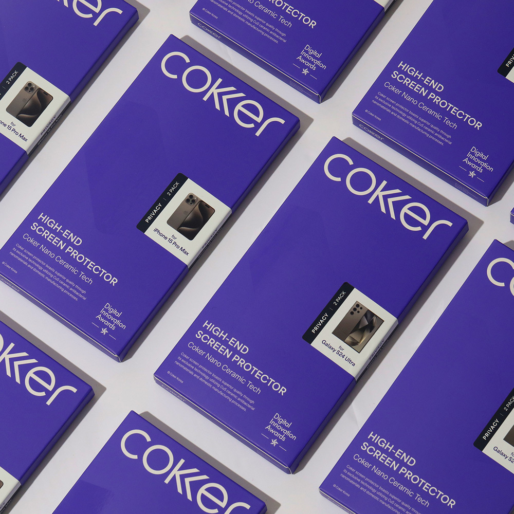 [내일배송] 코커 제로노출 360도 아이폰 강화유리 사생활보호필름 아이폰17, 2매입