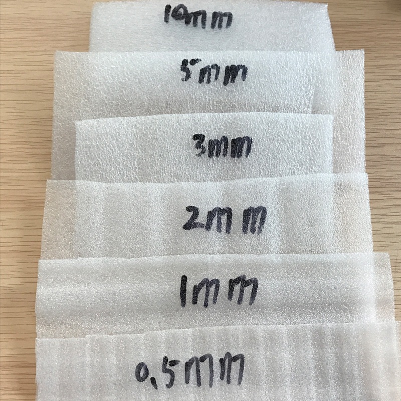 얇은 스티로폼 포장재 충돌 그릇 압축 두께 방지 택배 충전재 발포 보호 (폭 50cm) 두께 1mm 약 90m 1개 - 상세 이미지 3