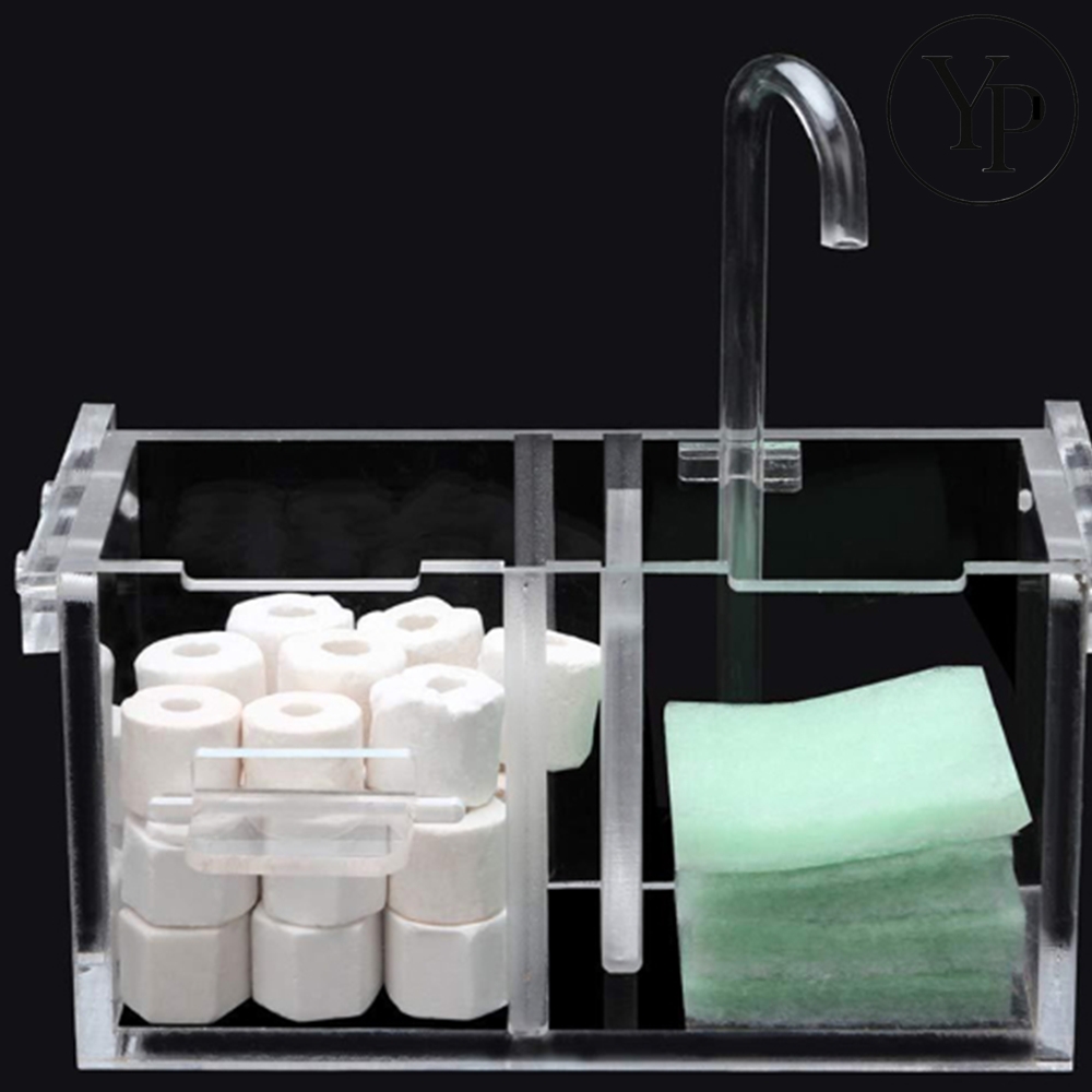 상면 여과기 2구 세트 참전물 필터 수중 어항 수조 청소 바닥 단층 섬프