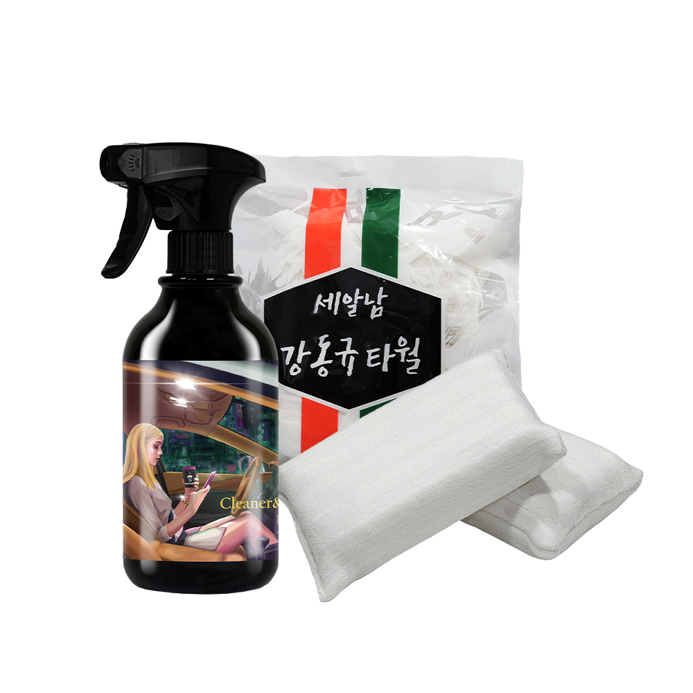 카티바 실내세정코팅제 500ml+코팅패드2EA 세트 자동차 셀프 세차 제품 이미지