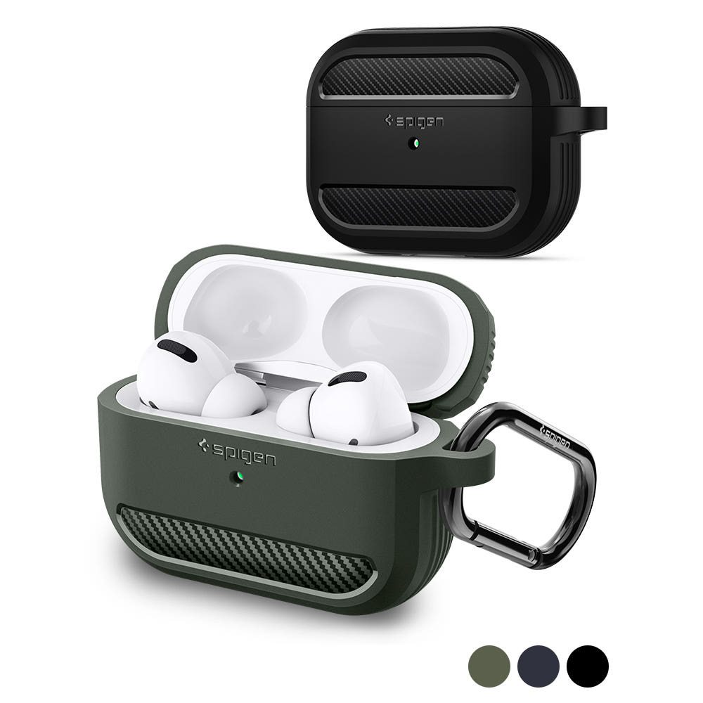 에어팟 프로 케이스에 키링을 장착한 모습