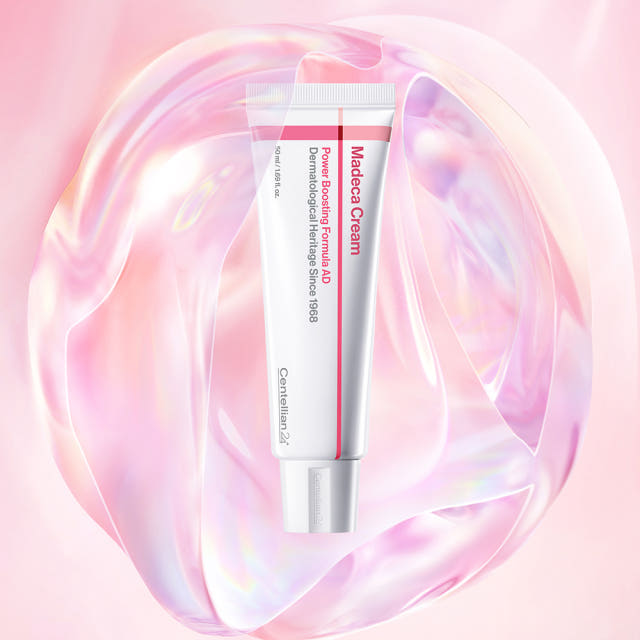 동국제약 센텔리안24 핑크 마데카크림 파워부스팅 포뮬러 어드밴스드 AD 50ml 4개+15ml 2개+팩 5매/ 세라마이드 병풀크림 기미 잡티 멜라닌 주름개선 탄력 토닝에 도움