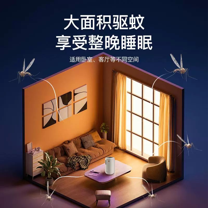 캠핑용 무선모기향 훈증기 차량용 휴대용 모기퇴치기 전원 연결형 화이트 1기기 타이머 - 상세 이미지 4