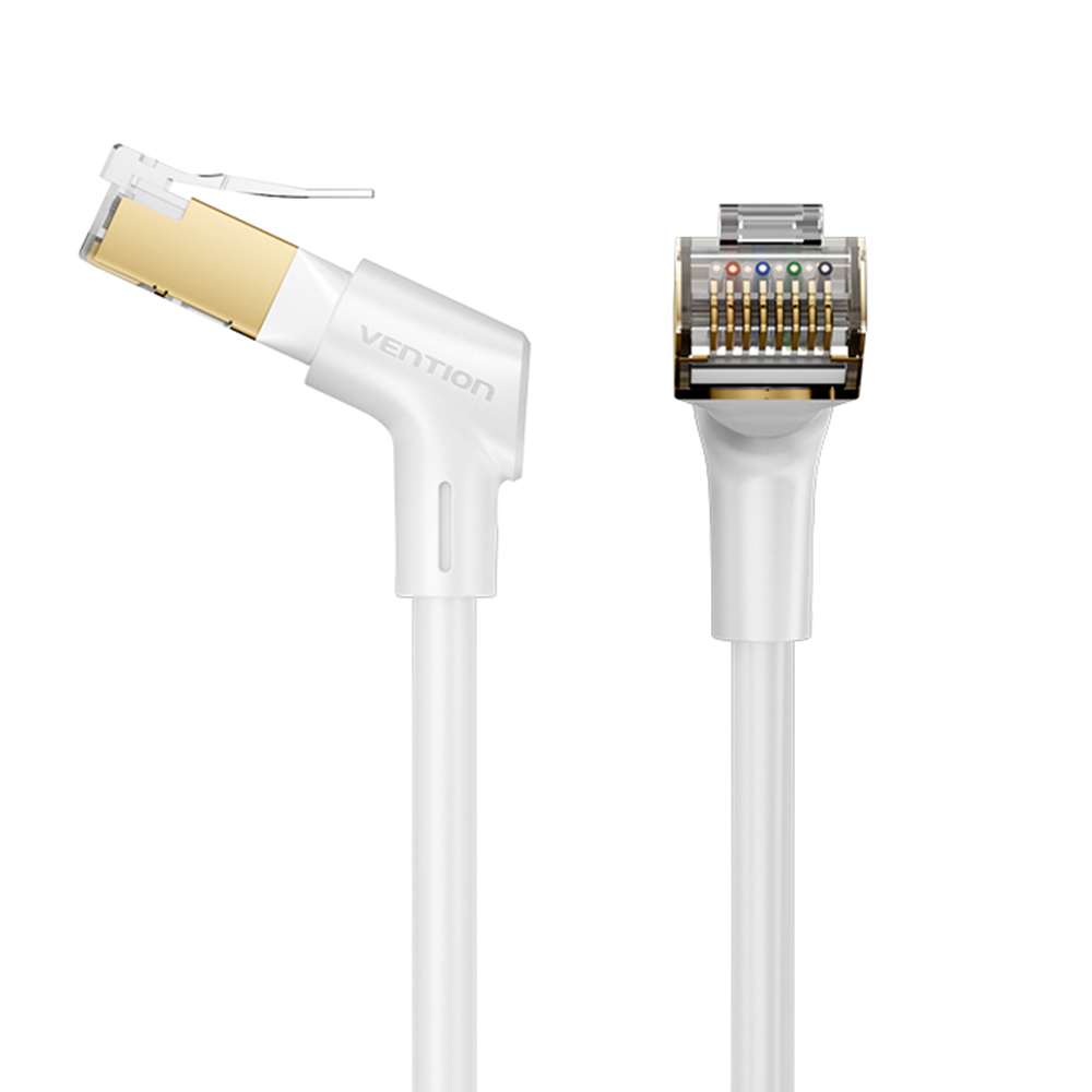 벤션 CAT8 360도 회전꺽임형 슬림 초고속 인터넷 랜선 화이트 IKL 1.5m, 1개 - 상세 이미지 2
