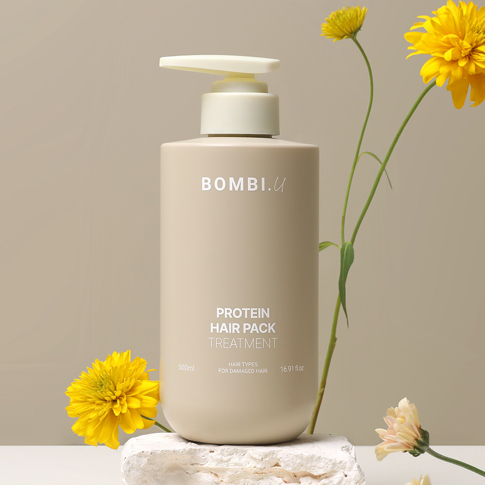 봄비유 판테놀 LPP 단백질 트리트먼트 미용실 극손상모 두피케어 헤어팩 500ml, 4개 이미지 2