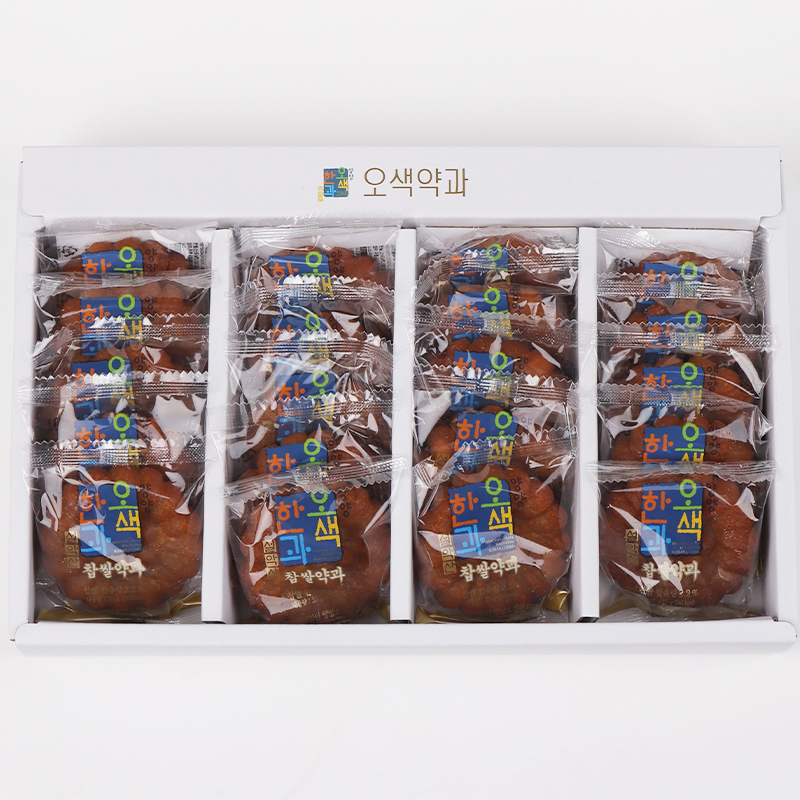 명절 추석선물 상견례 답례품 건강 디저트 양양오색 찹쌀약과 선물세트 700g 이미지 6