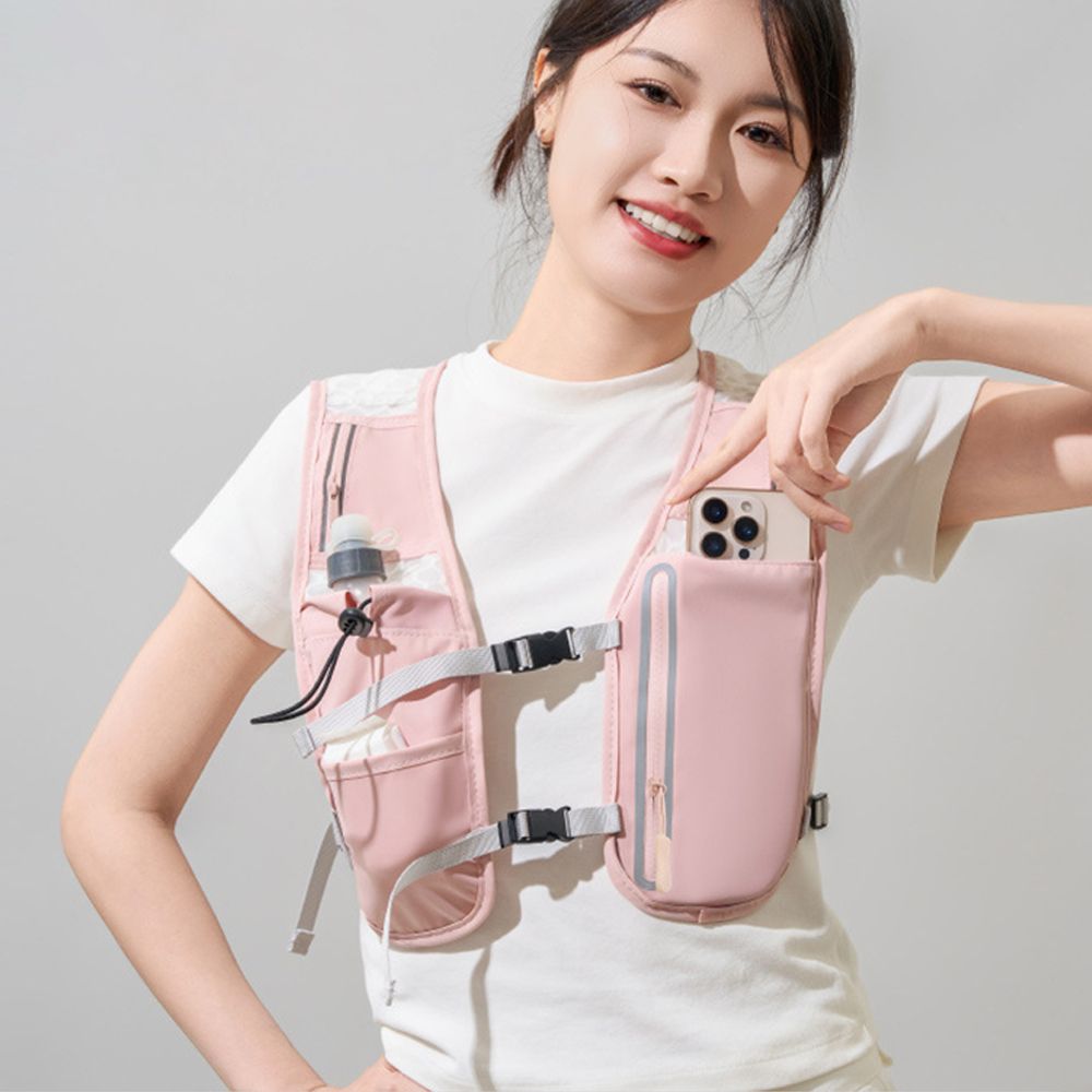 트레일 러닝 조끼 마라톤 등산 조깅 아웃도어 물병조끼 - 상세 이미지 3